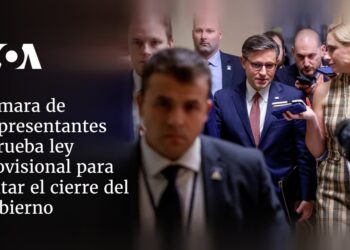 Cámara de Representantes aprueba ley provisional para evitar el cierre del Gobierno
