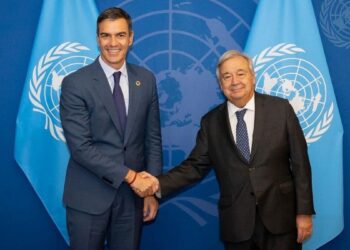 Pedro Sánchez y António Guterres analizaron la situación en Venezuela