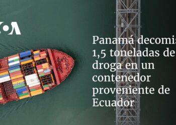 Panamá decomisa 1,5 toneladas de droga en un contenedor proveniente de Ecuador
