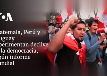 Guatemala, Perú y Uruguay experimentan declive en la democracia, según informe mundial