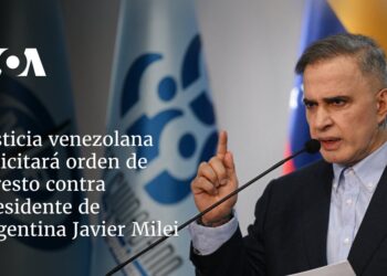 Justicia venezolana solicitará orden de arresto contra presidente de Argentina Javier Milei