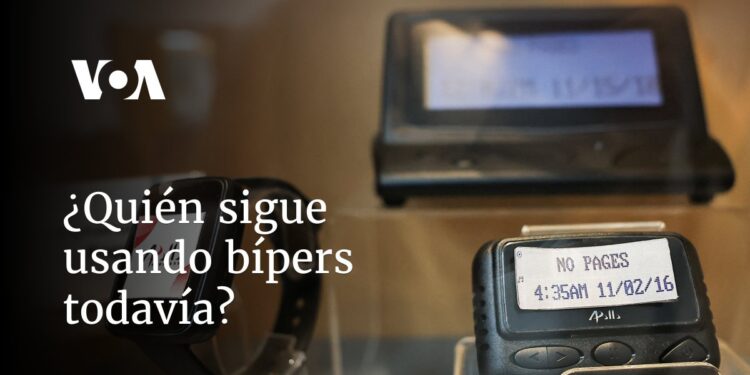 ¿Quiénes siguen usando bípers todavía?