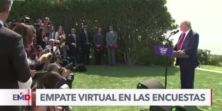 Kamala Harris mejora en las encuestas, pero la contienda continúa reñida en EEUU