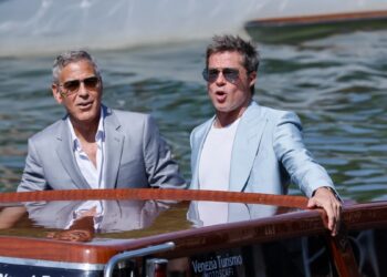 El Festival de Venecia le da la bienvenida a Pitt y a Clooney, y a su nueva cinta «Wolfs»