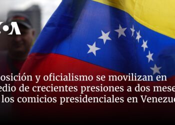 Oposición y oficialismo se movilizan en medio de crecientes presiones a dos meses de los comicios presidenciales en Venezuela