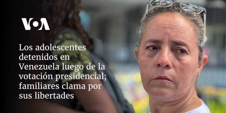 Familiares de adolescentes encarcelados en Venezuela tras elecciones claman por sus libertades