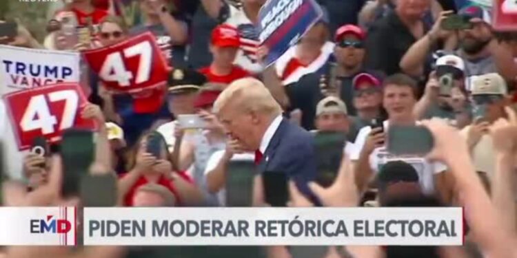 Demócratas y republicanos piden moderar retórica electoral en EEUU