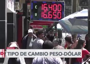 Pierde valor el peso mexicano frente al dólar