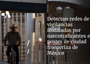 Detectan redes de vigilancias instaladas por narcotraficantes en postes de ciudad fronteriza de México