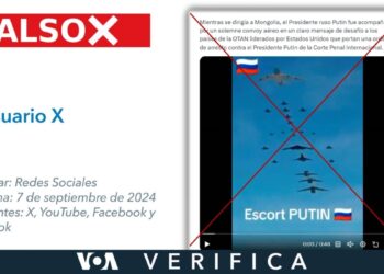 Este video no muestra la escolta de Vladimir Putin en su viaje a Mongolia