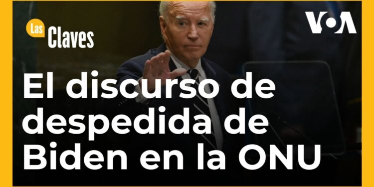 Las claves del último discurso de Biden ante la Asamblea General de la ONU