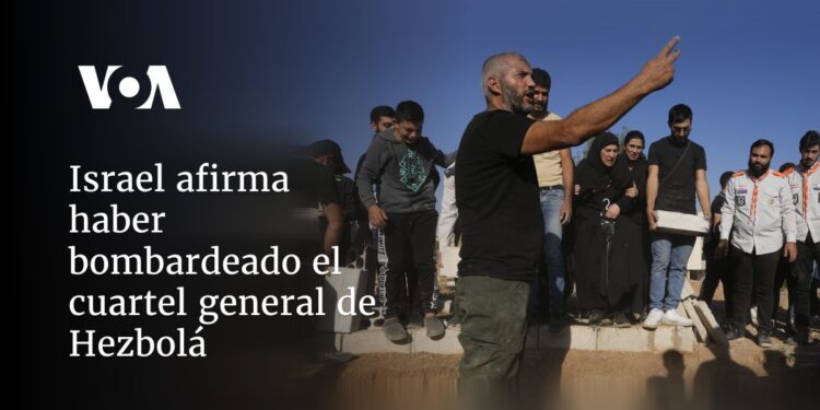 Israel afirma haber bombardeado el cuartel general de Hezbolá