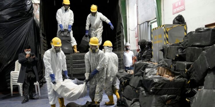 Ecuador incauta hasta septiembre 204 toneladas de droga, cerca del promedio de los últimos tres años