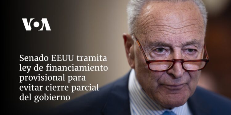 Senado EEUU tramita ley de financiamiento provisional para evitar cierre parcial del gobierno