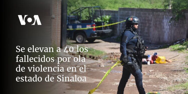 Se elevan a 40 los muertos por ola de violencia en el estado de Sinaloa