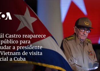 Raúl Castro reaparece en público para saludar a presidente de Vietnam de visita oficial a Cuba