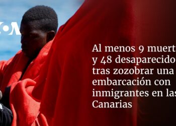 Al menos 9 muertos y 48 desaparecidos tras zozobrar una embarcación con inmigrantes en las Canarias