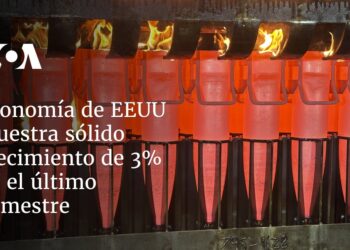 Economía de EEUU muestra sólido crecimiento de 3% en el último trimestre