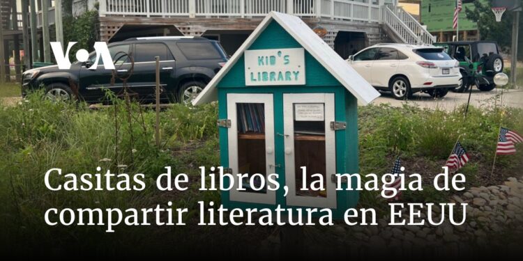 Casitas de libros, la magia de compartir literatura en EEUU
