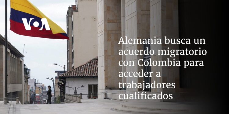 Alemania busca un acuerdo migratorio con Colombia para acceder a trabajadores calificados