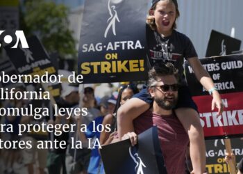 Gobernador de California promulga leyes para proteger a los actores ante la IA