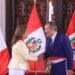 Presidenta de Perú cambia a canciller y tres ministros de su gabinete