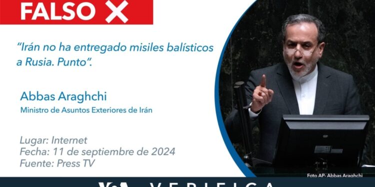 Irán niega haber proporcionado misiles y asistencia militar a Rusia en su guerra contra Ucrania