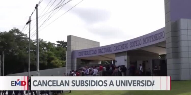 Gobierno elimina subsidios a universidades públicas de Nicaragua