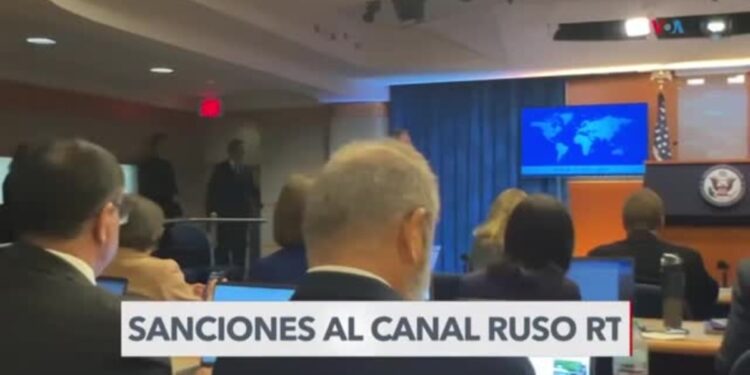 EEUU sanciona al canal ruso RT por interferencia electoral