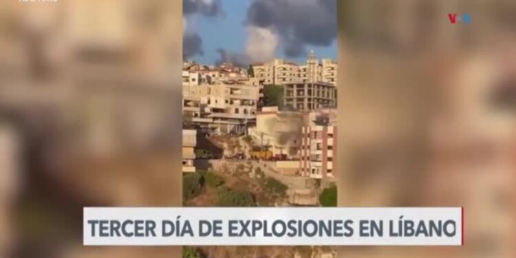 Tensión crece en el Oriente Medio tras tercer día de explosiones en el Líbano