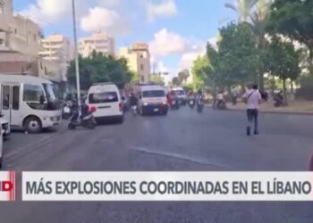Nuevas explosiones coordinadas sacuden al Líbano por segundo día consecutivo