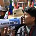 Evo Morales organiza marcha y la abandona tras trifulca; hay más de 20 heridos