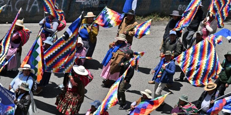 Marcha de Evo Morales contra el gobierno de Arce llega a La Paz
