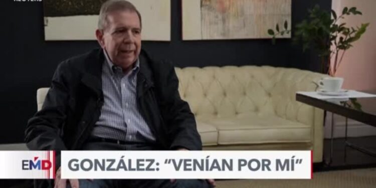 "Venían por mí”: González Urrutia dice que salió de Venezuela por temor a ser arrestado