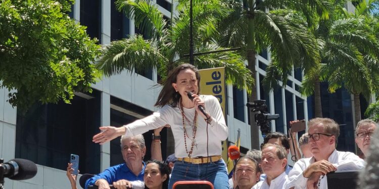 María Corina Machado asegura que siguen avanzando y que Edmundo González Urrutia volverá a Venezuela