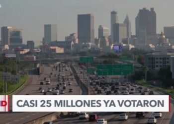 Casi 25 millones de estadounidenses votaron de manera anticipada
