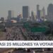 Casi 25 millones de estadounidenses votaron de manera anticipada
