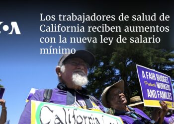 Trabajadores de salud de California reciben aumentos con la nueva ley de salario mínimo