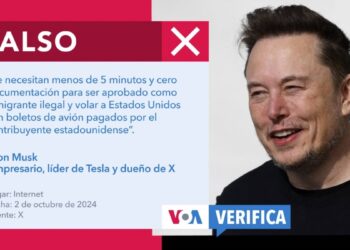 Falso que con la app CBP One se puede obtener una rápida aprobación como “inmigrante ilegal” como dice Musk