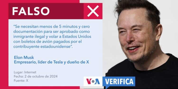 Falso que con la app CBP One se puede obtener una rápida aprobación como “inmigrante ilegal” como dice Musk