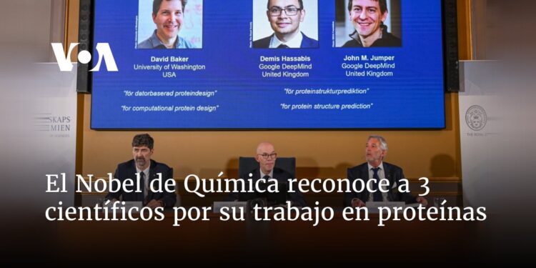 El Nobel de Química reconoce a 3 científicos por su trabajo en proteínas