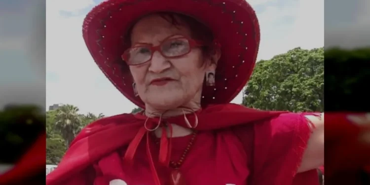 Falleció Marlene Venegas “La Caperucita Roja”, la fiel militante de Chávez y el PSUV
