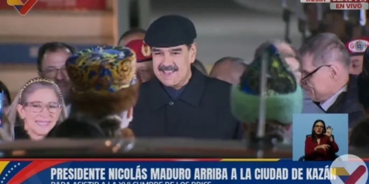 Presidente Maduro arriba a Rusia para participar en Cumbre de los BRICS