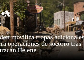 Biden moviliza tropas adicionales para operaciones de socorro tras huracán Helene