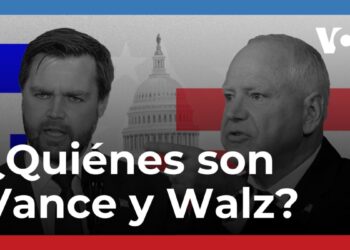 perfiles de los candidatos a la vicepresidencia J.D. Vance y Tim Walz