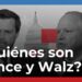 perfiles de los candidatos a la vicepresidencia J.D. Vance y Tim Walz