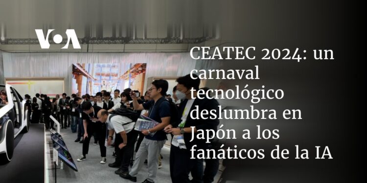 un carnaval tecnológico deslumbra en Japón a los fanáticos de la IA