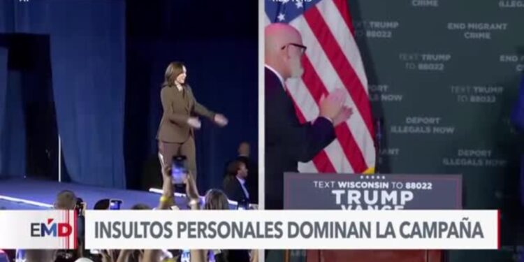Trump insulta nuevamente a Harris