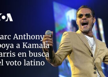 Marc Anthony apoya a Kamala Harris en busca del voto latino