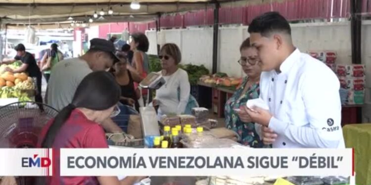 Economía venezolana sigue "débil" pese a proyecciones de crecimiento